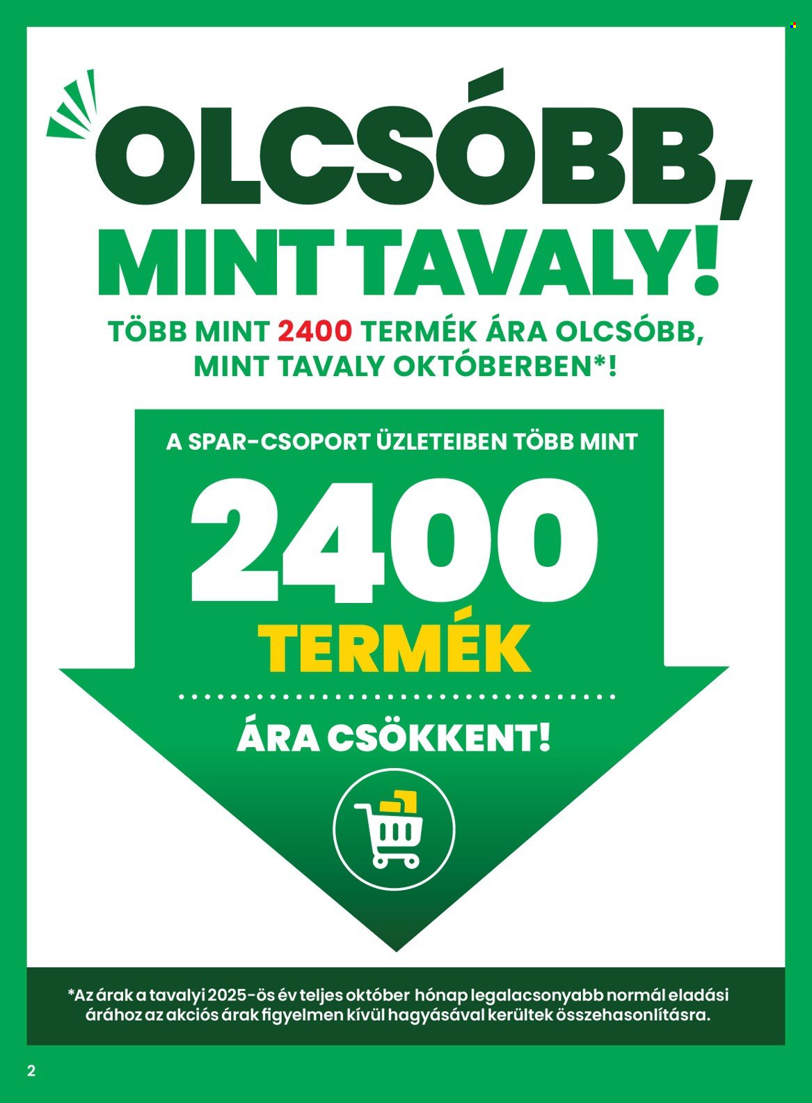 SPAR akciós újságok - 2026.10.08 - 2026.10.14. Oldal 2