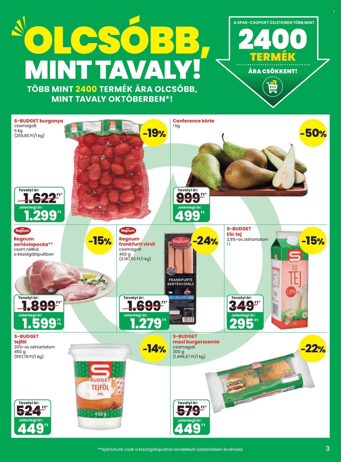 SPAR akciós újságok - 2026.10.08 - 2026.10.14. Oldal 3