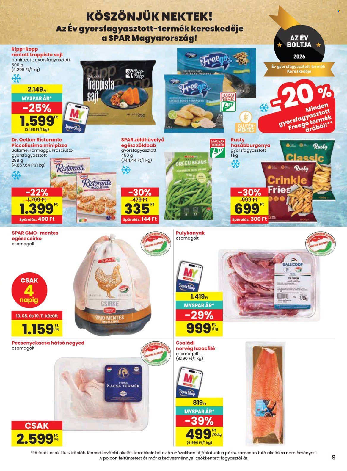 SPAR akciós újságok - 2026.10.08 - 2026.10.14. Oldal 9