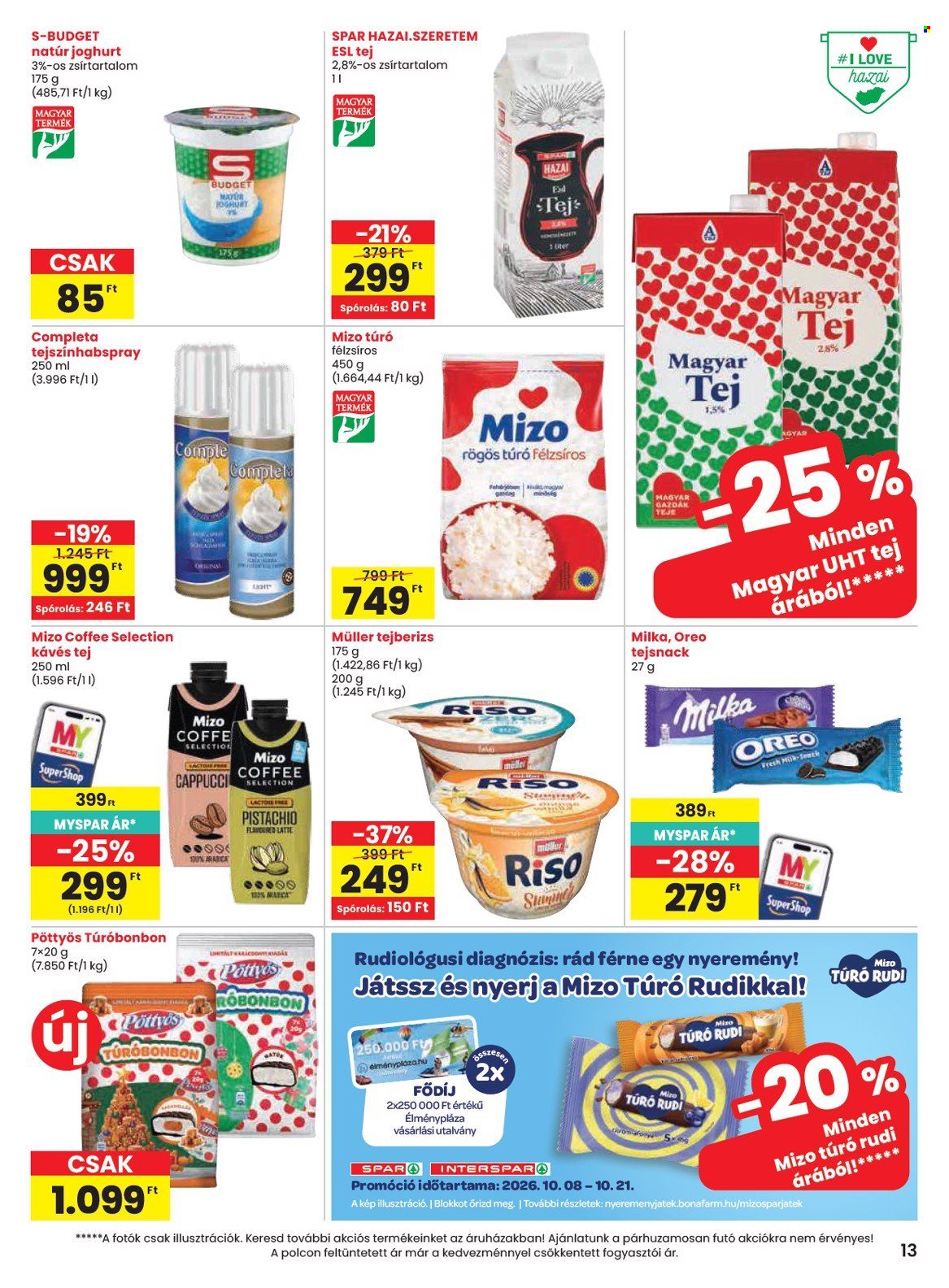 SPAR akciós újságok - 2026.10.08 - 2026.10.14. Oldal 13