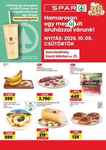 Újság SPAR Szupermarket - 2026.10.08 - 2026.10.14.