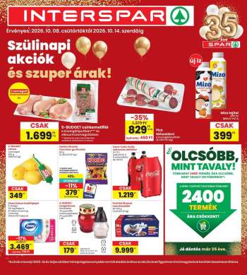 Újság INTERSPAR - 2026.10.08 - 2026.10.14.