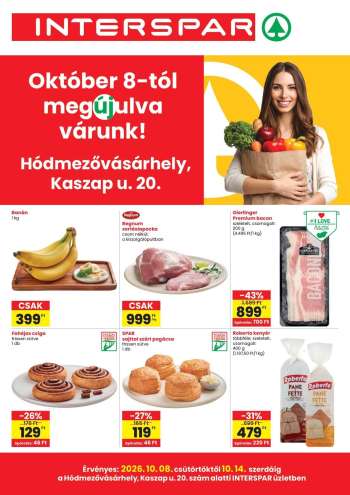 Újság INTERSPAR - 2026.10.08 - 2026.10.14.