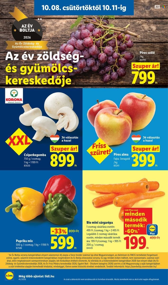 Lidl akciós újságok - 2026.10.08 - 2026.10.14. Oldal 6