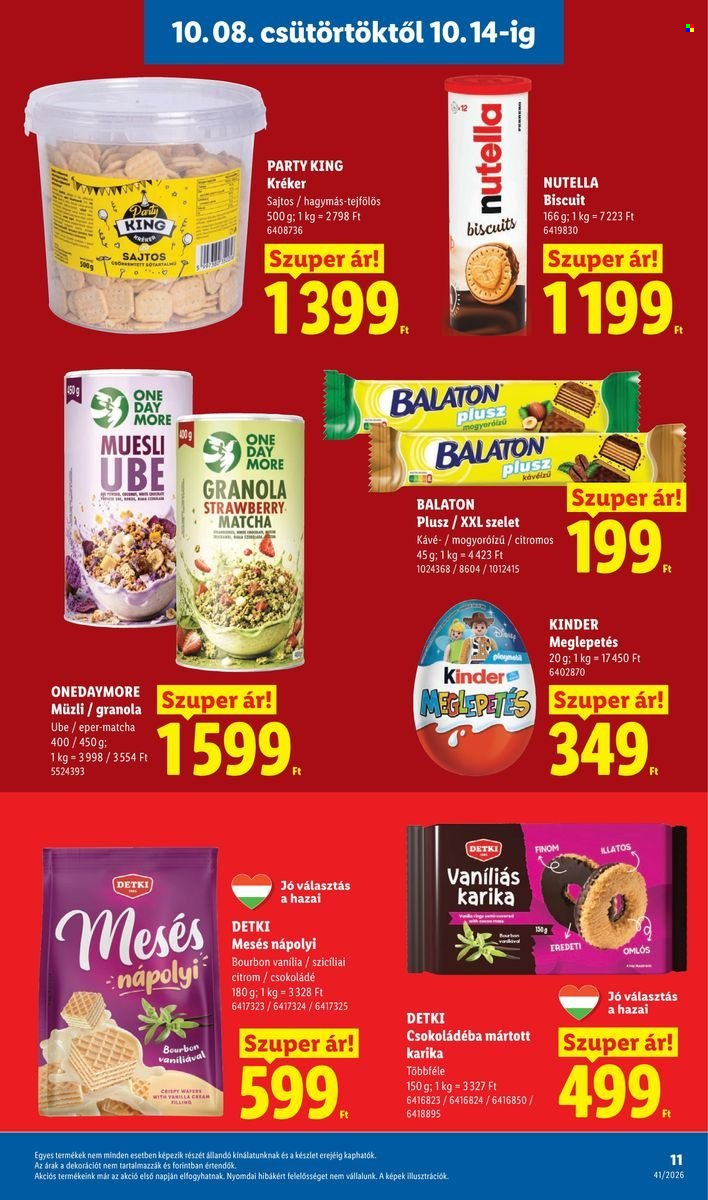 Lidl akciós újságok - 2026.10.08 - 2026.10.14. Oldal 11