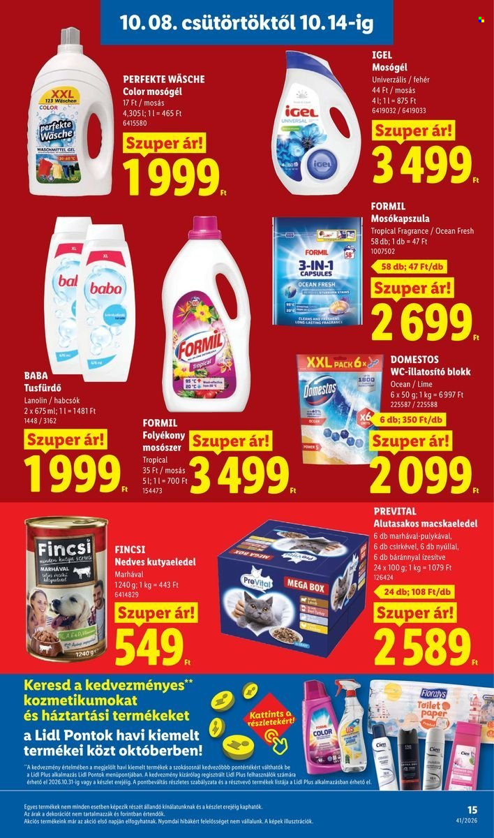 Lidl akciós újságok - 2026.10.08 - 2026.10.14. Oldal 15