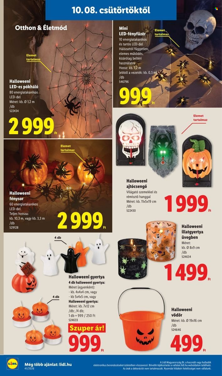 Lidl akciós újságok - 2026.10.08 - 2026.10.14. Oldal 38