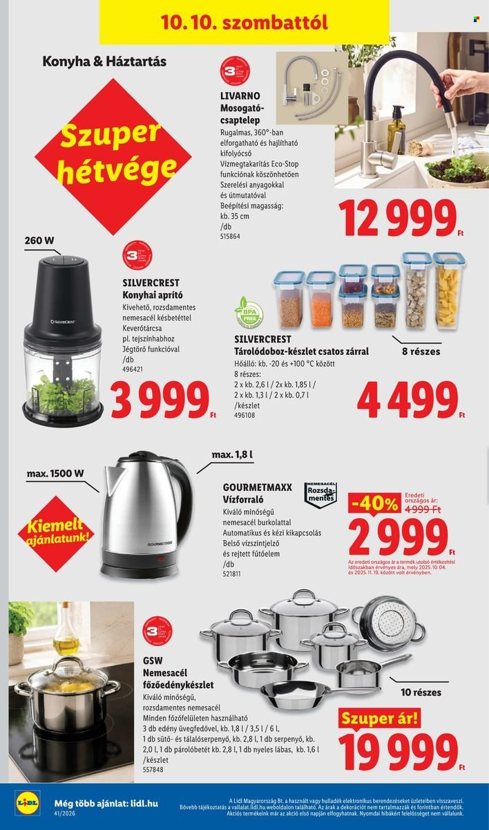 Lidl akciós újságok - 2026.10.08 - 2026.10.14. Oldal 56