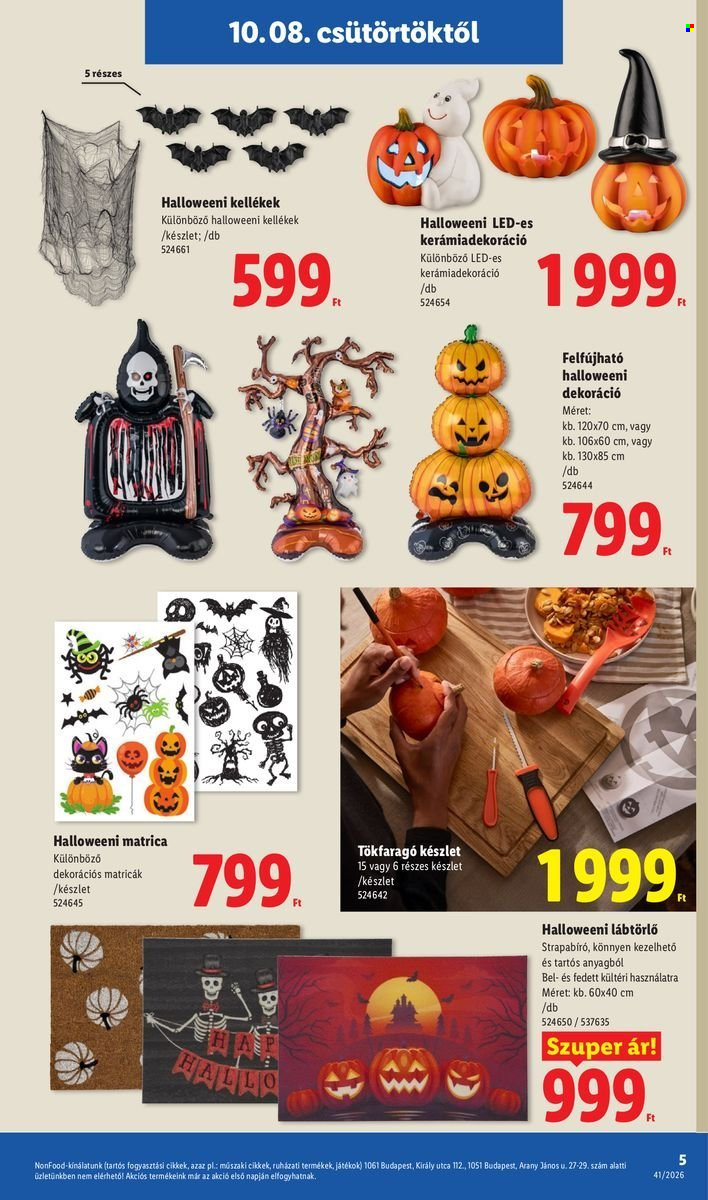 Lidl akciós újságok - 2026.10.08 - 2026.10.14. Oldal 5