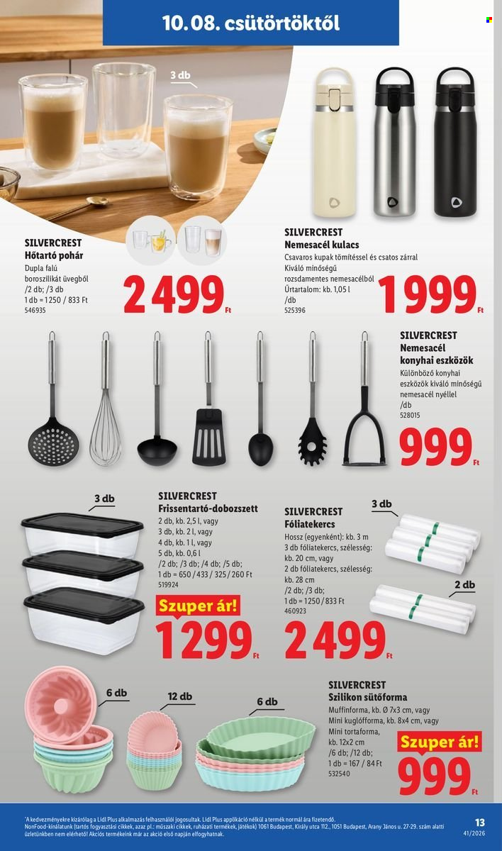 Lidl akciós újságok - 2026.10.08 - 2026.10.14. Oldal 13