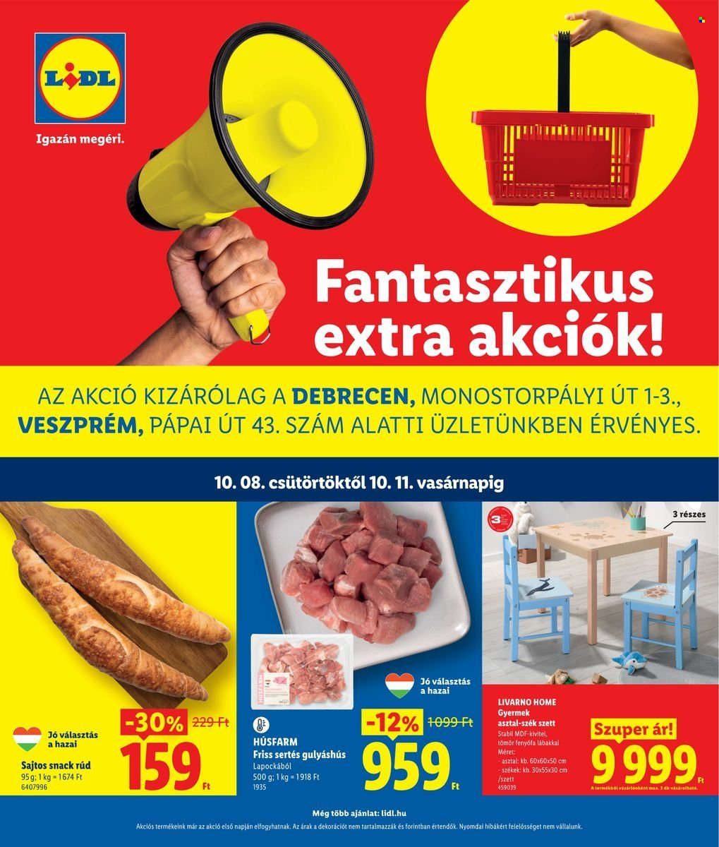 Lidl akciós újságok - 2026.10.08 - 2026.10.11. Oldal 1