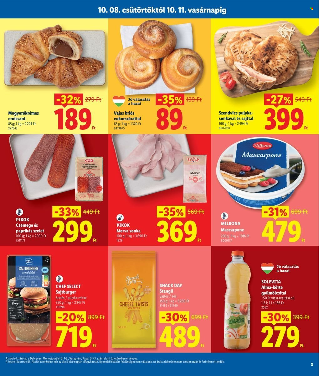 Lidl akciós újságok - 2026.10.08 - 2026.10.11. Oldal 3