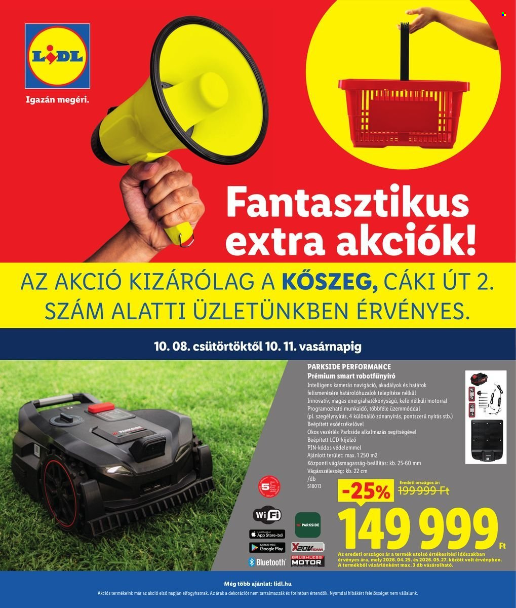 Lidl akciós újságok - 2026.10.08 - 2026.10.11. Oldal 1