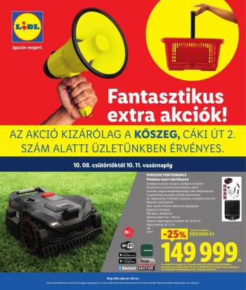 Újság Lidl - 2026.10.08 - 2026.10.11.