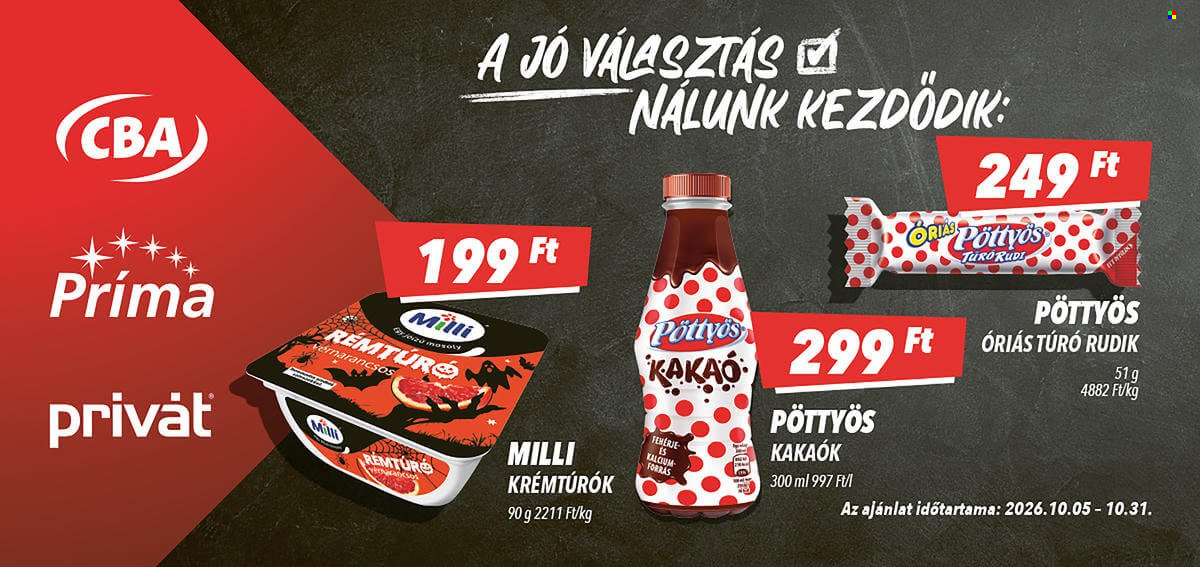 CBA akciós újságok - 2026.10.05 - 2026.10.31. Oldal 2