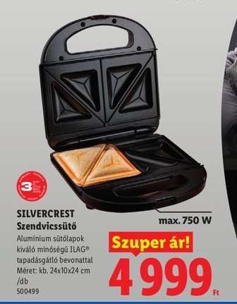 Silvercrest Szendvicssütő