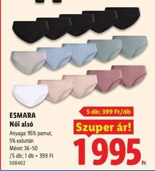 ESMARA Női alsó
