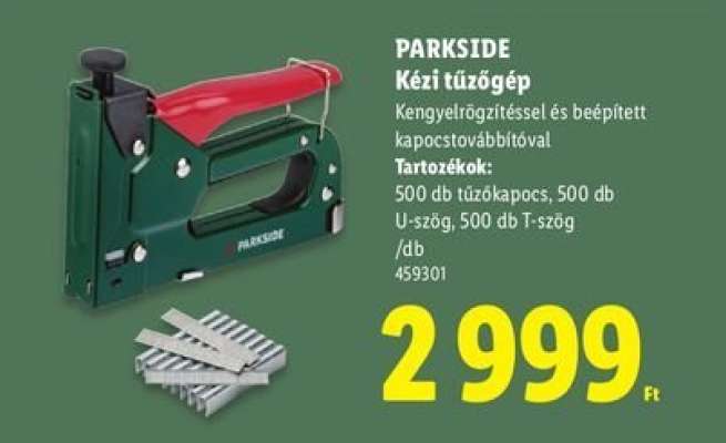 PARKSIDE Kézi tűzőgép