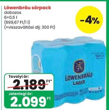 Löwenbräu sörpack