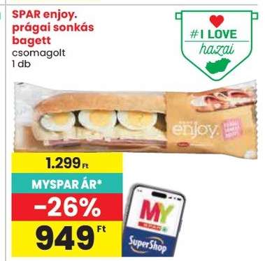 SPAR enjoy. prágai sonkás bagett