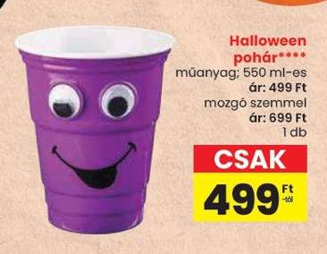 HALLOWEEN POHÁR