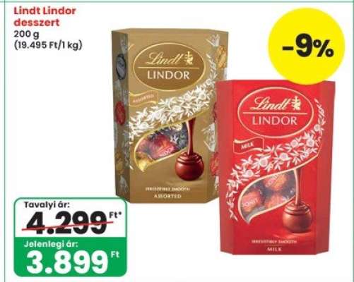 Lindt Lindor desszert
