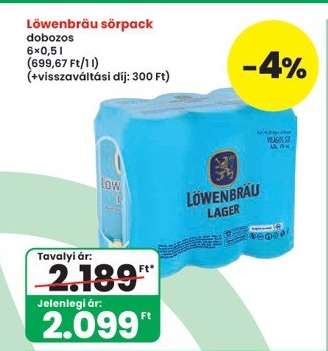 Löwenbräu sörpack