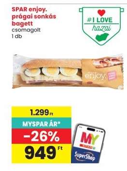 SPAR enjoy. prágai sonkás bagett