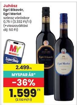 Juhász Egri Bikavér, Egri Merlot