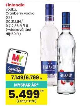 Finlandia vodka, Cranberry vodka