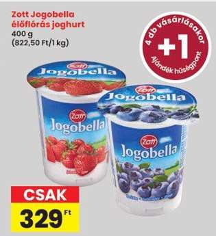 Zott Jogobella élőflórás joghurt