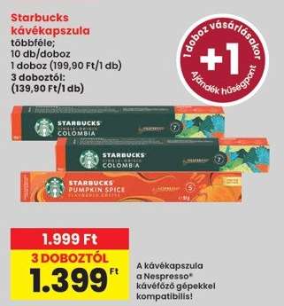 Starbucks kávékapszula
