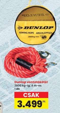 Dunlop vontatókötél