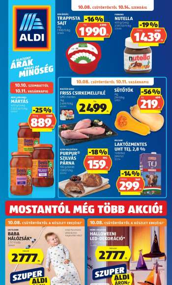 Újság Aldi - 2026.10.08 - 2026.10.14.