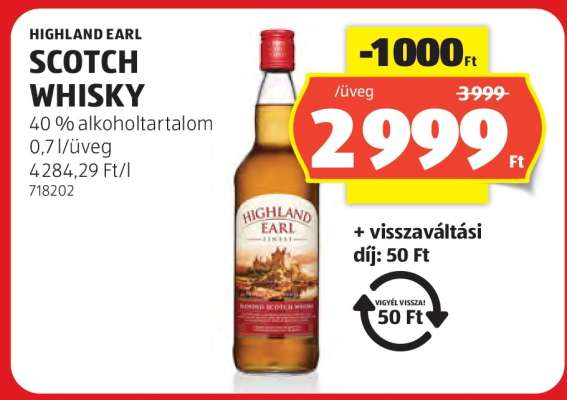 Highland Earl Scotch Whisky