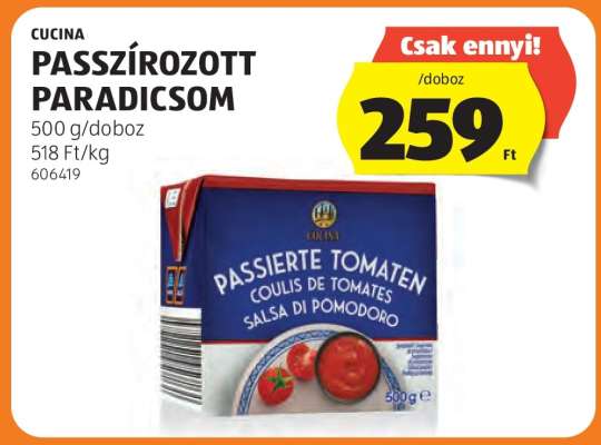 Cucina Passzírozott Paradicsom