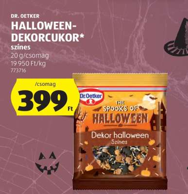 Dr. Oetker Halloween-Dekorcukor