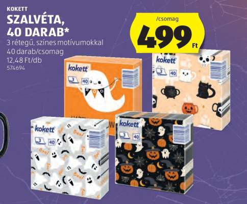 Kokett Szalvéta, 40 darab