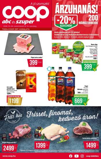 Újság Coop - 2026.10.08 - 2026.10.14.