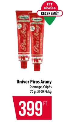 UNIVER Piros Arany**
