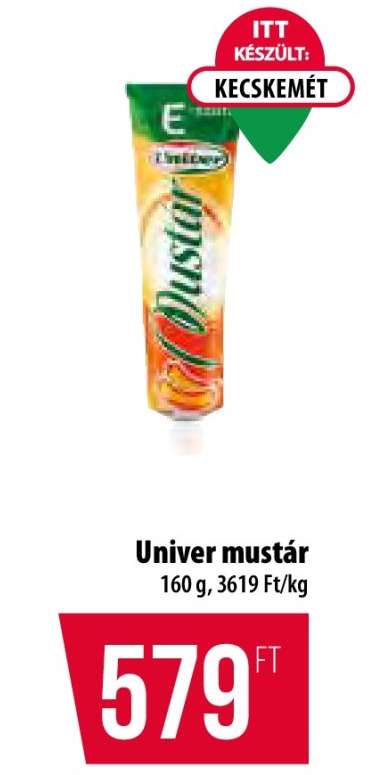 UNIVER﻿﻿ Mustár*