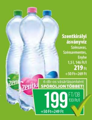 SZENTKIRÁLYI Ásványvíz