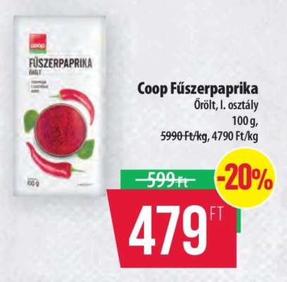 Coop Fűszerpaprika