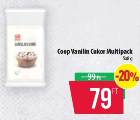 Coop Vanilin Cukor Multipack
