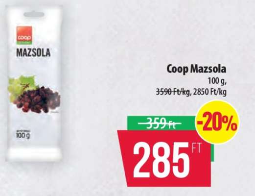 Coop mazsola