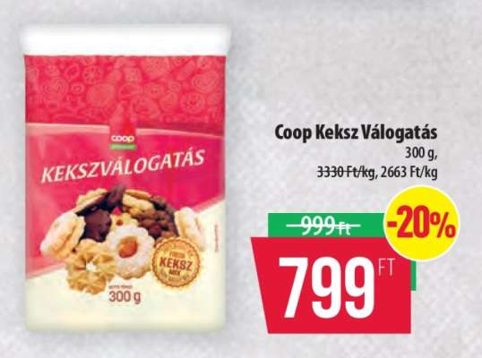 Coop keksz válogatás