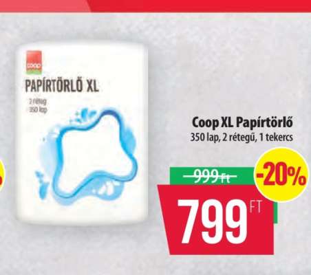 Coop XL papírtörlő