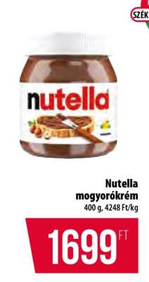 Nutella mogyorókrém