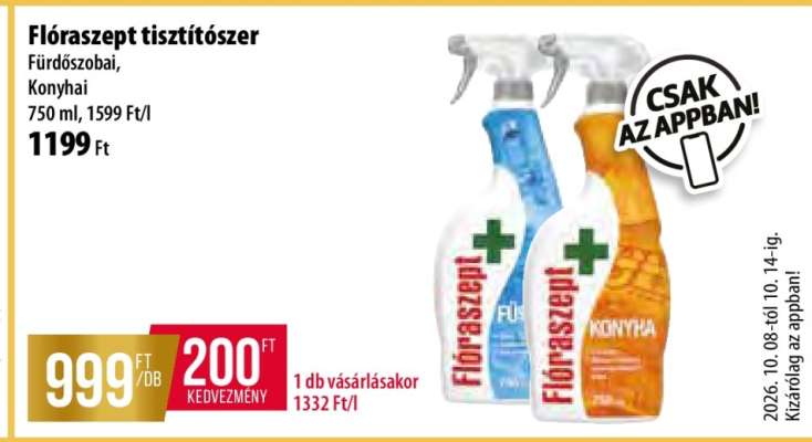 Flóraszept Tisztítószer