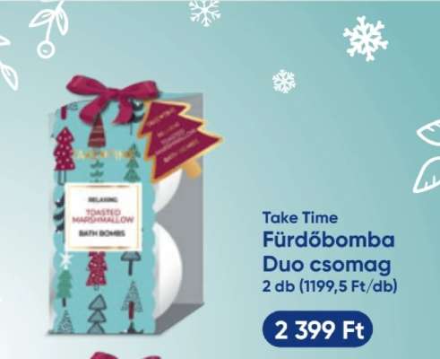 Take Time Fürdőbomba Duo csomag